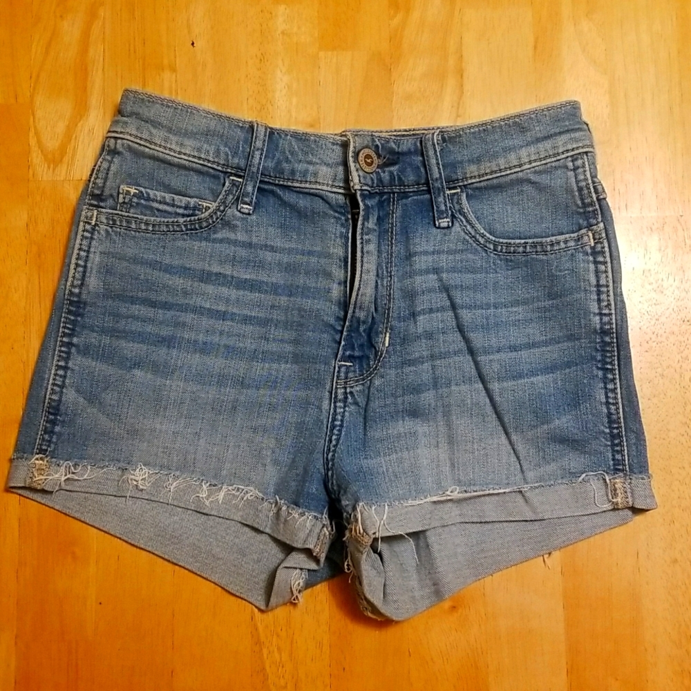 Hollister Mid-rise Denim Shorts